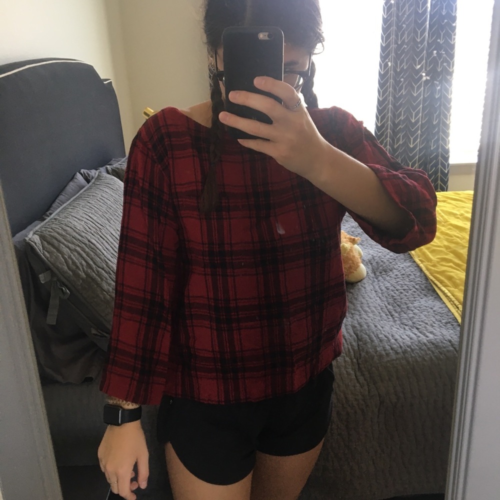 Madewell top with pocket